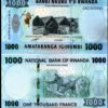 Rwanda 1000 Francs 2019 Very Fine Banknote