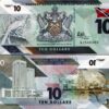 Trinidad & Tobago 10 Dollars UNC Polymer Banknote