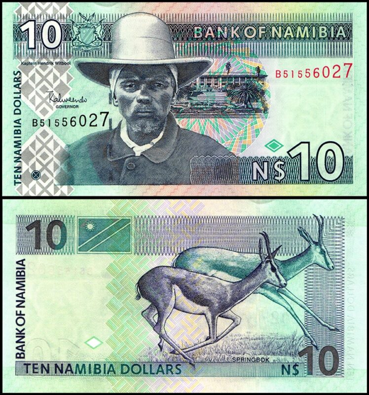 Namibia 10 Dollars UNC Banknote