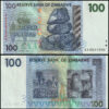 Zimbabwe 100 Dollar Very Fine Banknote