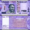 India 100 Rupees Governor Sanjay Malhotra Fine Banknote Year : 2025